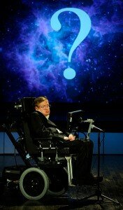 Stephen Hawking, the arch-determinist. 